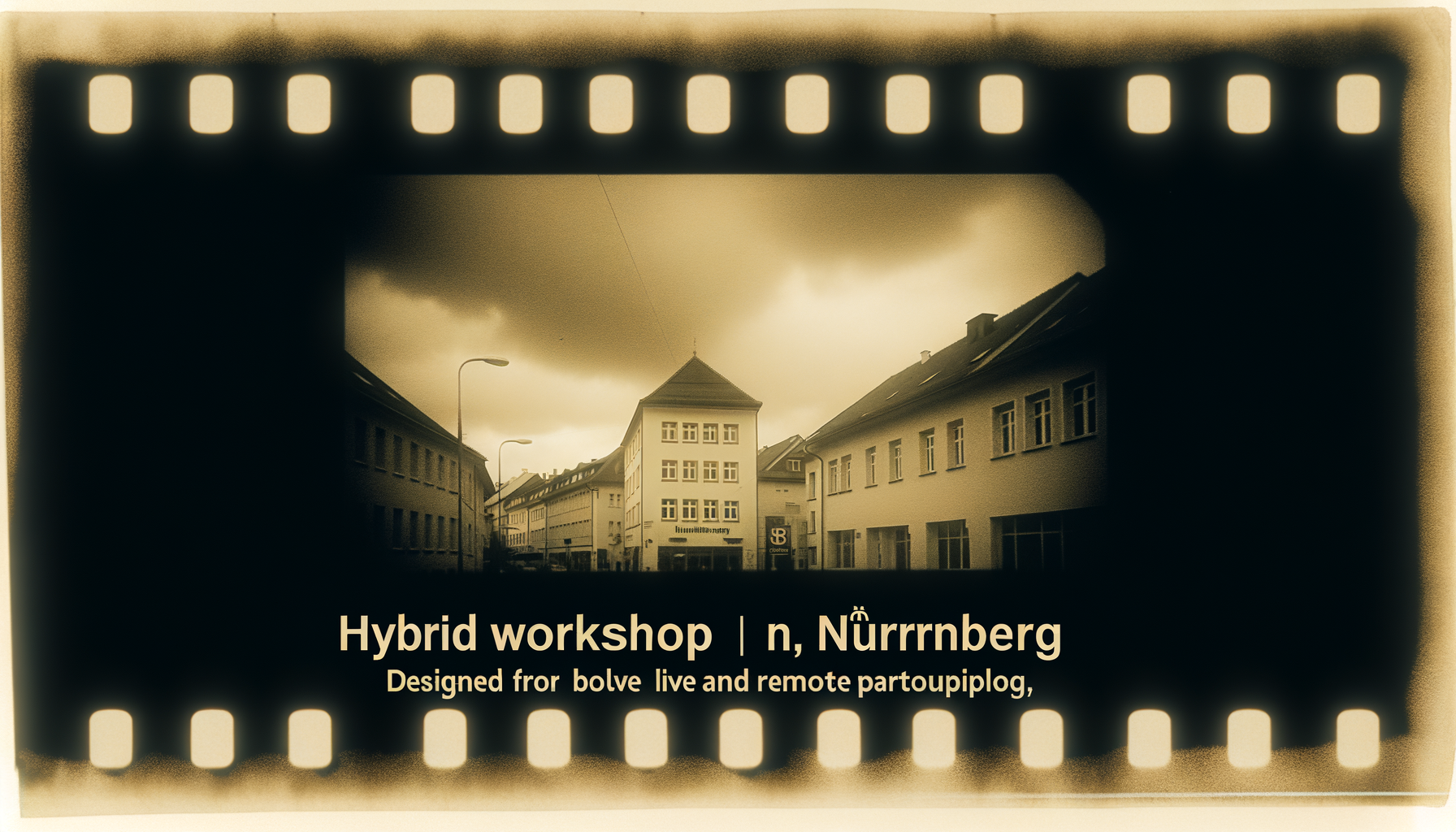 Hybrid-Workshop-Setup in der Catacomb Eventhalle mit Livestream-Technik