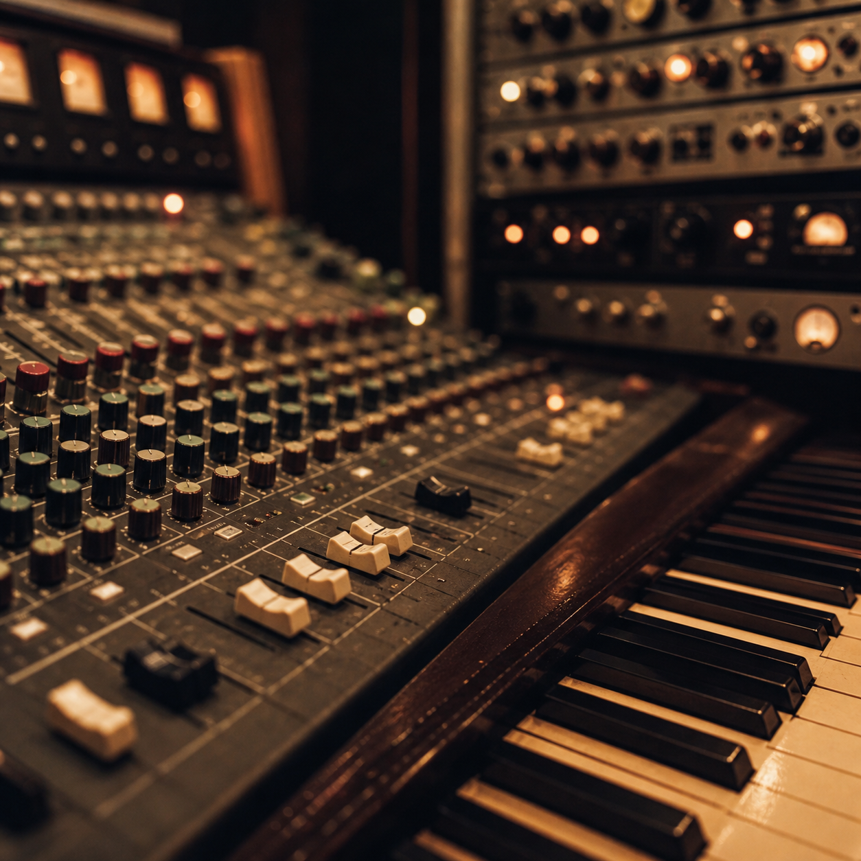 Signalkette im Musikstudio von Catacomb Studio in Stein bei Nürnberg